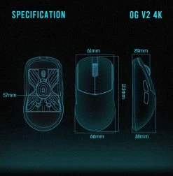 Lamzu Atlantis OG V2 4K Superlight Gaming Mouse -Featured Keyboard Store lamzu atlantis og v2 4k superlight gaming mouse 200365