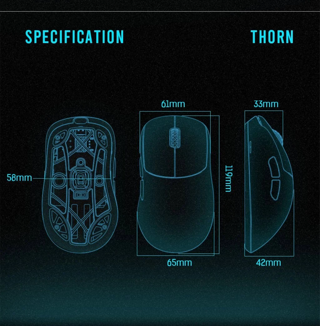 Lamzu Thorn Superlight Gaming Mouse 15 Lamzu Thorn Superlight Gaming Mouse - Image 13