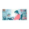 Lofi Switch Tuner Girl AM/PM Deskmat -Featured Keyboard Store lofi switch tuner girl ampm deskmat 841929