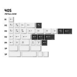 PBTfans BOW Keycap Set Doubleshot PBT 31 PBTfans BOW Keycap Set Doubleshot PBT -Featured Keyboard Store pbtfans bow keycap set doubleshot pbt 869964